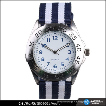 Montre tissée à la mode slap montre montres montre hommes 2014